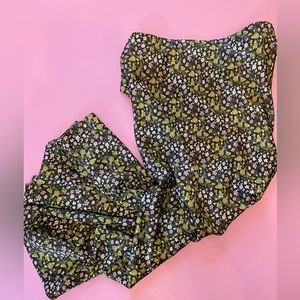 J.crew Gwyneth slip skirt in floral stripe